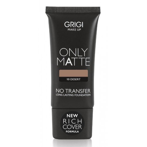 MAKE-UP ONLY MATTE NEW RICH COVER FORMULA FOUNDATION - 10 DESERT